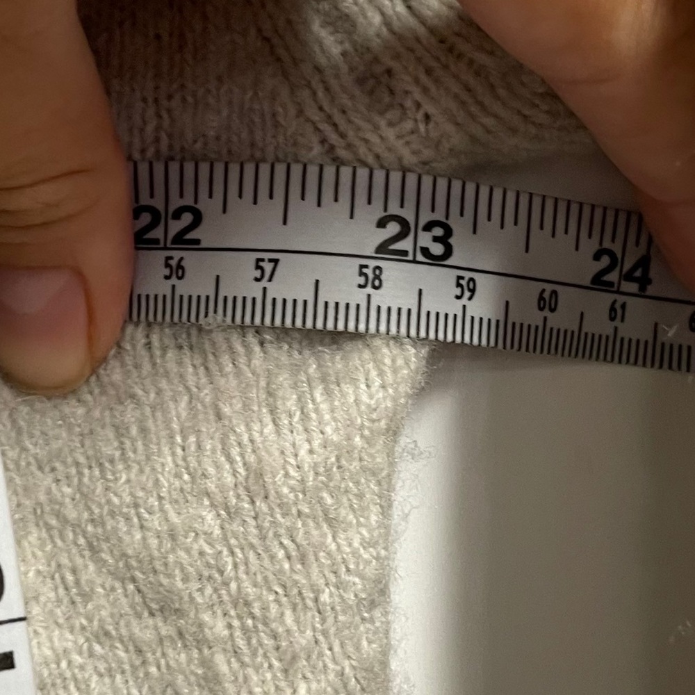 Light Gray And Beige Cardigan Wool And Yak Blend size small - Picture 5 of 6
